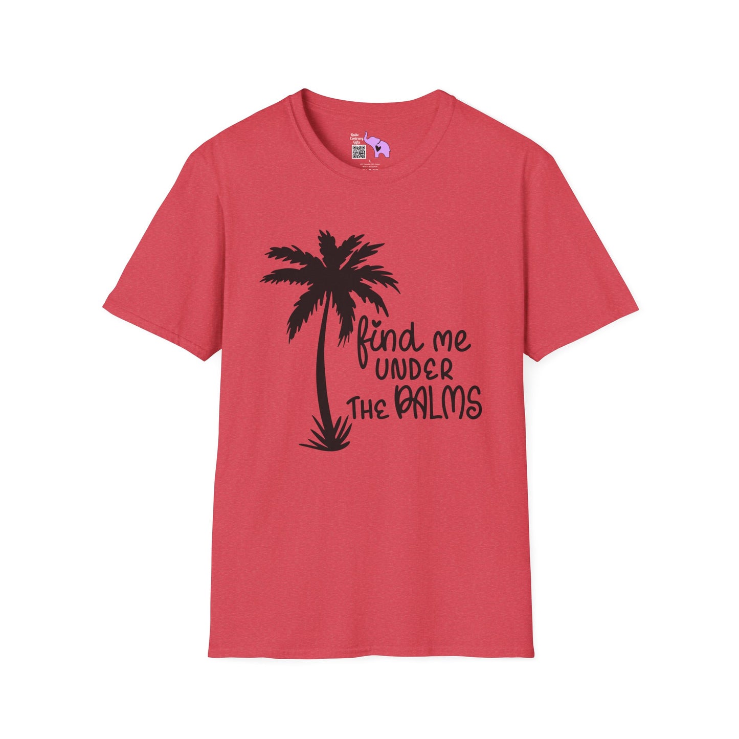 Find Me Under The Palms Adult T-shirt