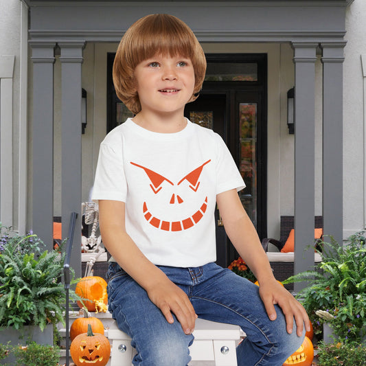 Spooky Jack-O-Lantern Heavy Cotton™ Toddler T-shirt