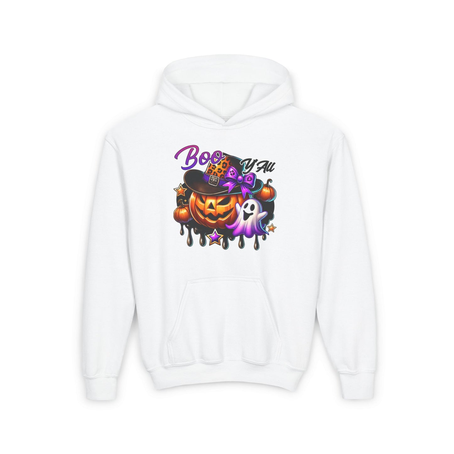 Boo Y'all Youth Heavy Blend Hoodie