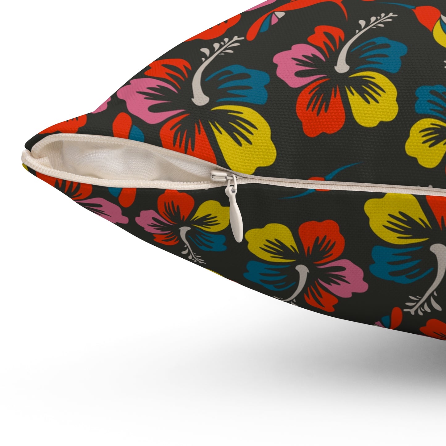 Humming Bloom Throw Pillow