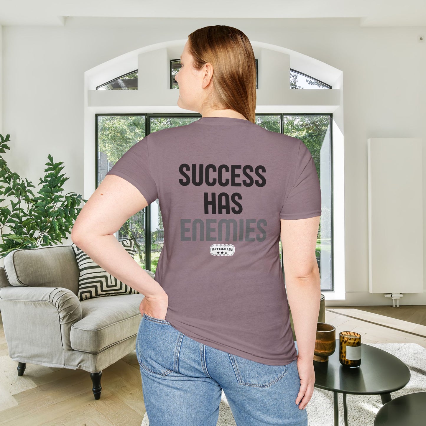 Hatermade Success Has Enemies Adult T-Shirt