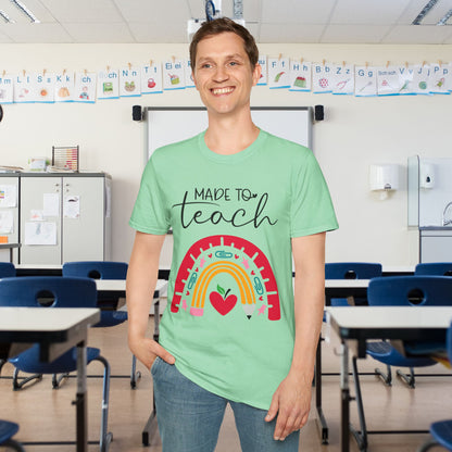 Made to Teach Rainbow T-shirt