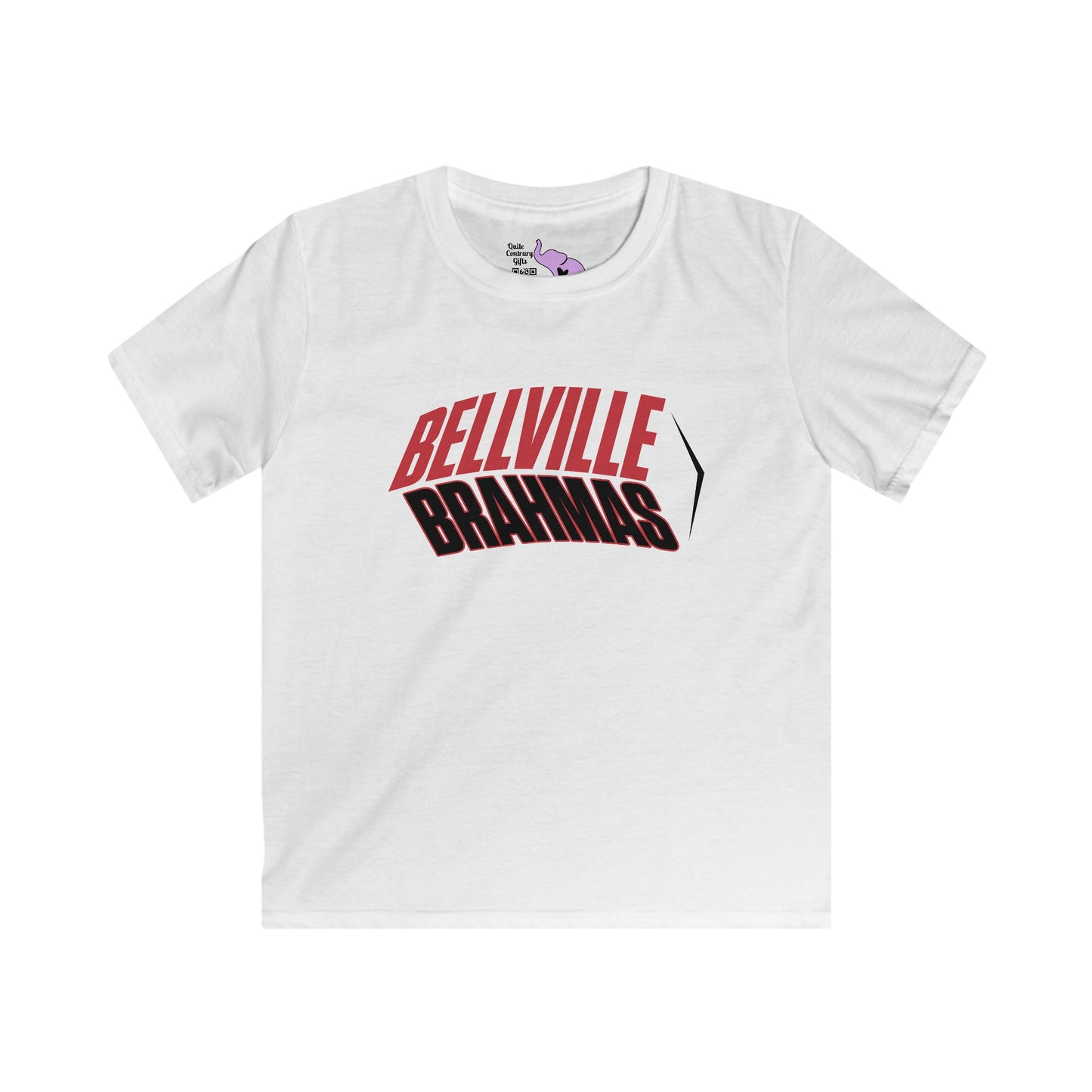 Bellville Brahmas (Angled) Youth Softstyle Tee