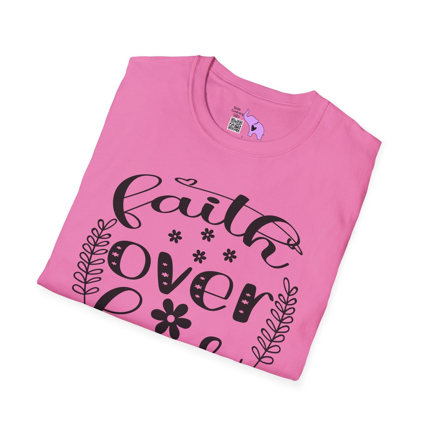 Faith Over Fear Adult T-shirt