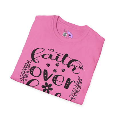 Faith Over Fear Adult T-shirt
