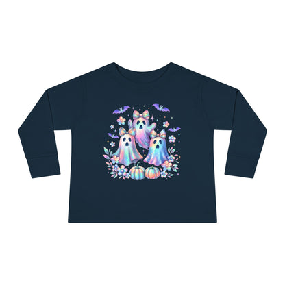 Haunted in Pastels Toddler Long Sleeve Tee