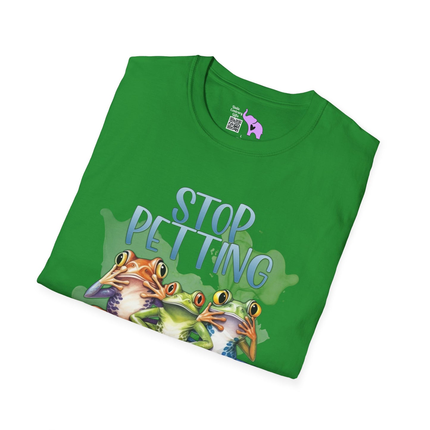 Stop Petting My Peeves (Frogs) Adult T-shirt