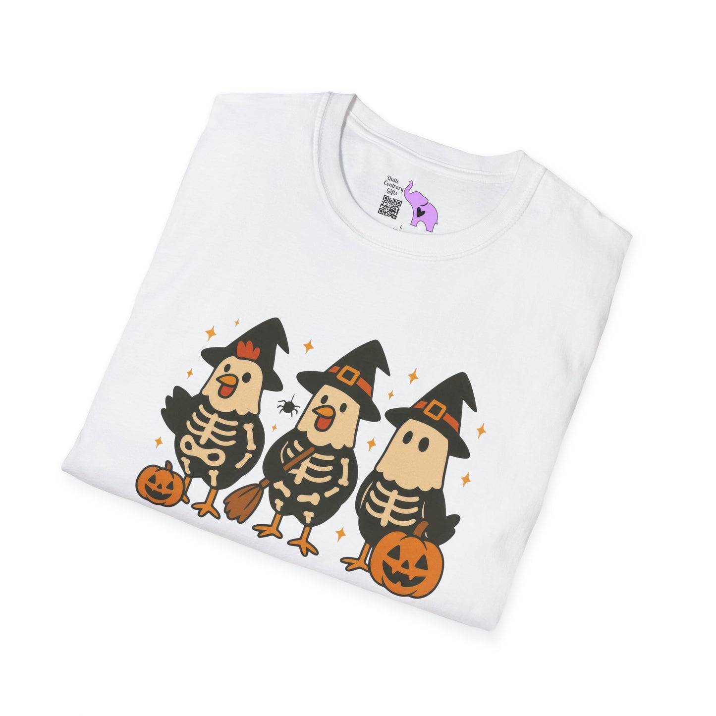 Chick or Treat (Skeleton Chicks) Adult T-shirt