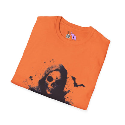 Creepy Death Skull Adult T-shirt