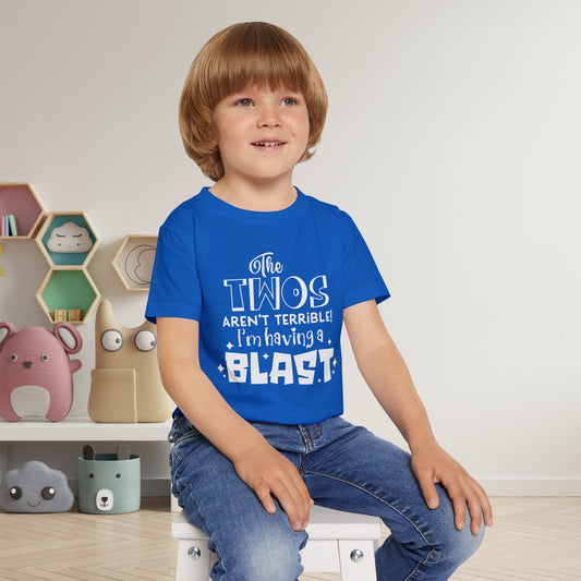 The Twos Aren't Terrible I'm Having A Blast Heavy Cotton™ Toddler T-shirt