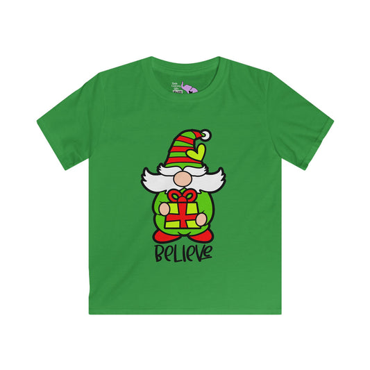 Believe Gnome Youth Softstyle Tee