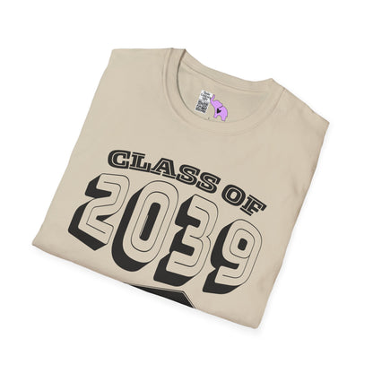 Class of 2039 Unisex Tshirt for 2026/27 Kindergarteners