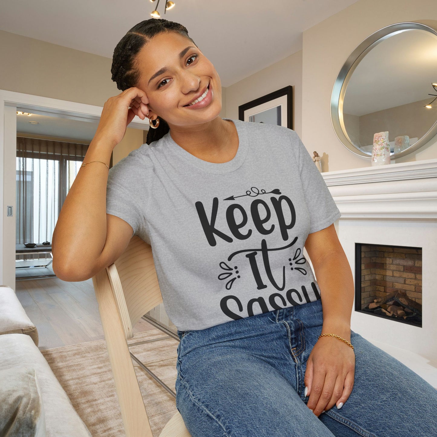 Keep It Sassy Adult T-shirt