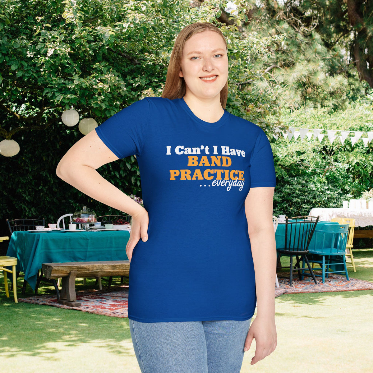 I Can't I Have Band Practice Everyday Adult T-shirt