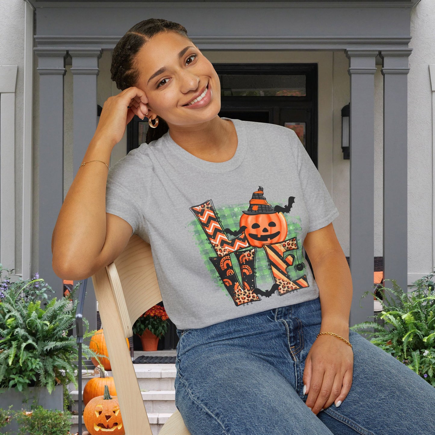 Halloween Love Adult T-shirt