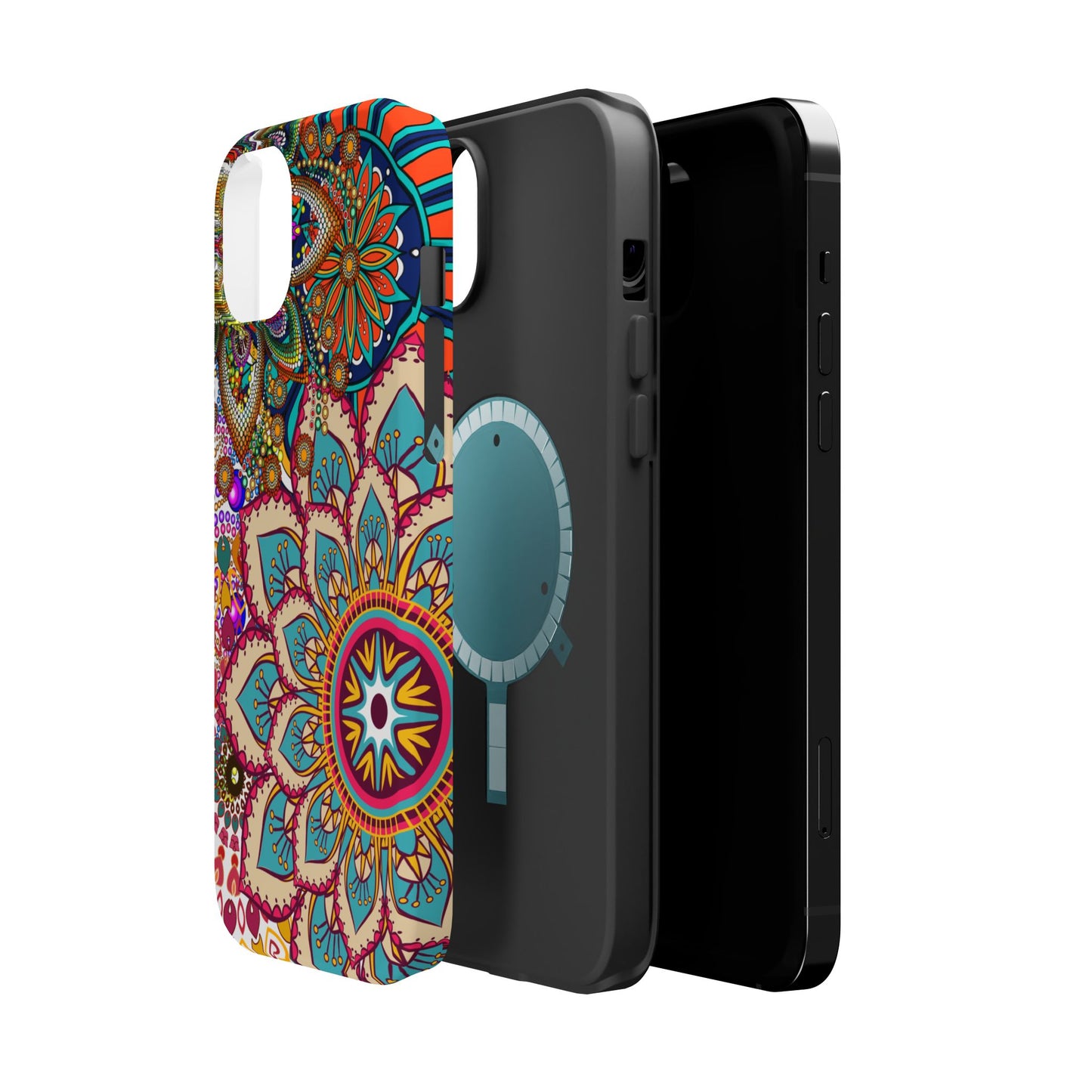 Colorful Mandala MagSafe® Compatible Tough Case for iPhone