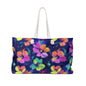 Watercolor Flowers Weekender Bag