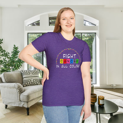Fight Cancer in All Colors 11 Adult T-shirt