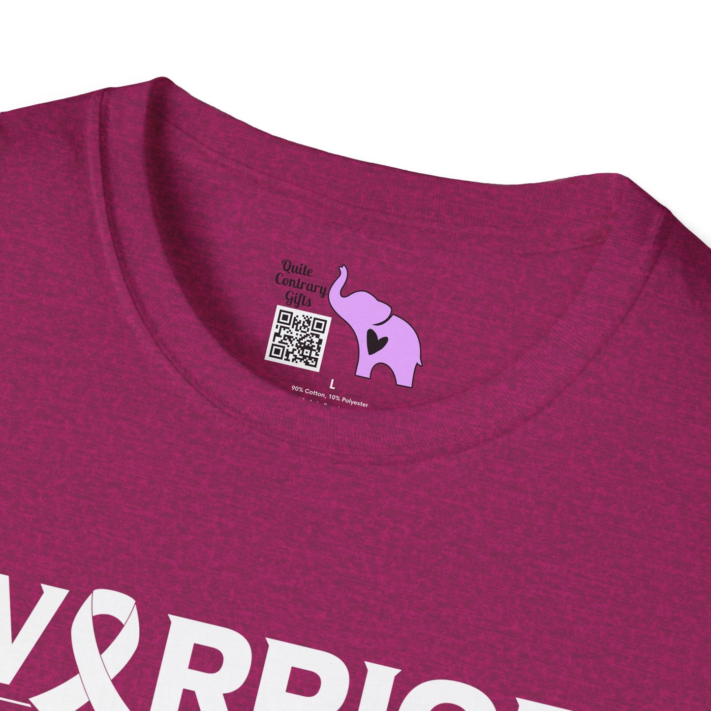 Breast Cancer Warrior Nutrition Facts Adult T-shirt