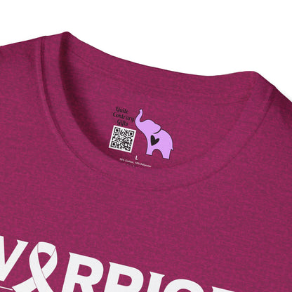 Breast Cancer Warrior Nutrition Facts Adult T-shirt
