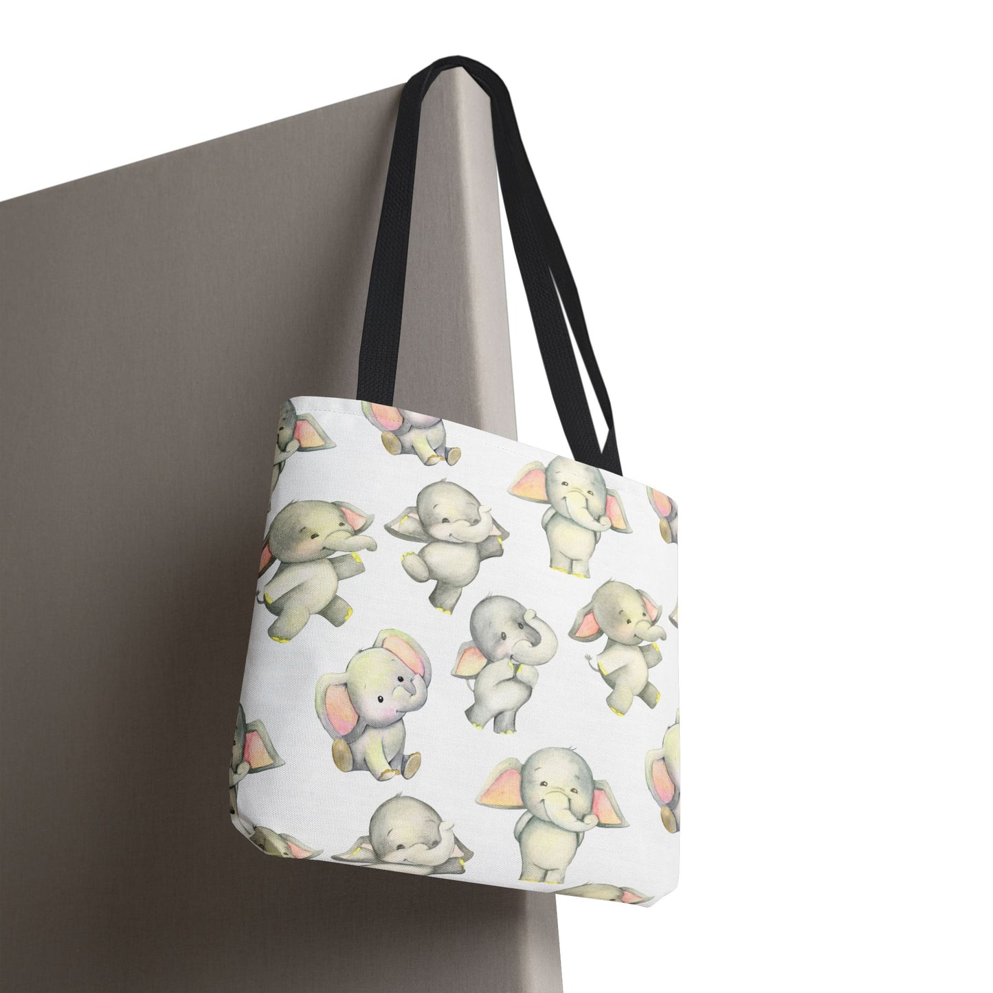 Dancing Elephants Canvas Tote Bag