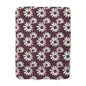 Purple Tide Petals Fleece Blanket