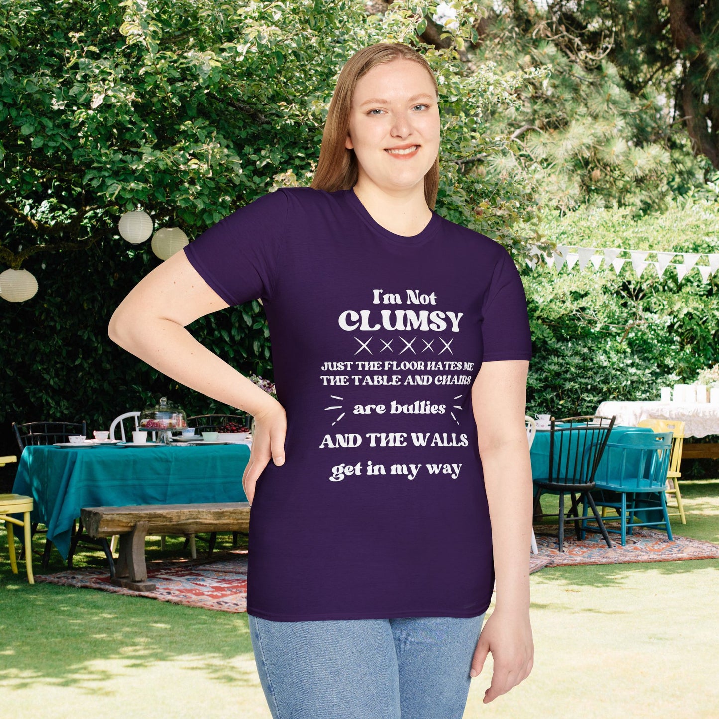 I'm Not Clumsy Adult T-shirt