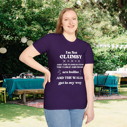 I'm Not Clumsy Adult T-shirt