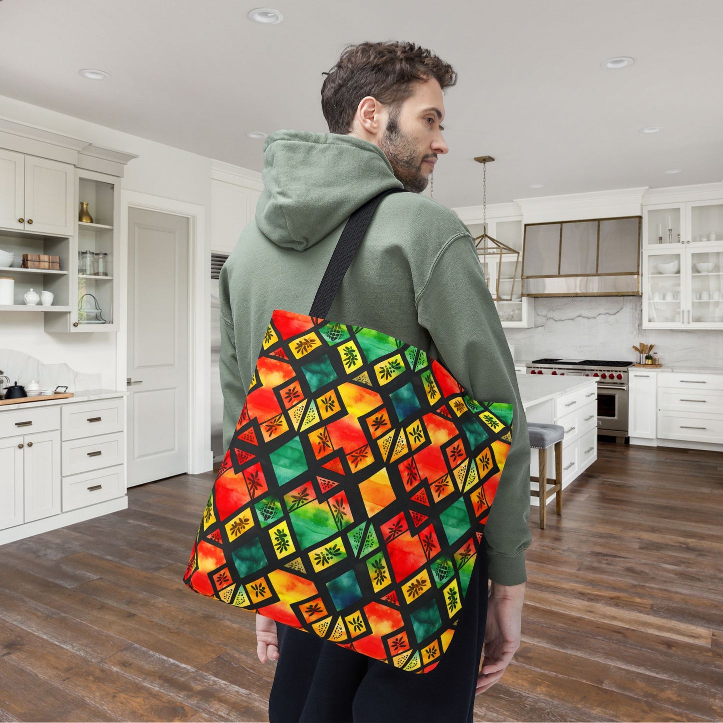 Freedom Flame Canvas Tote Bag