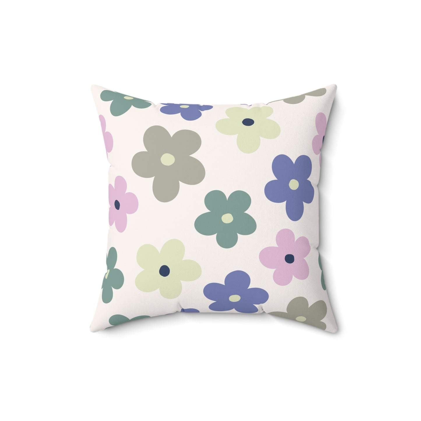 Earthbound Blooms Throw Pillow