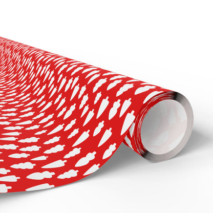 Festive Silhouettes Wrapping Paper
