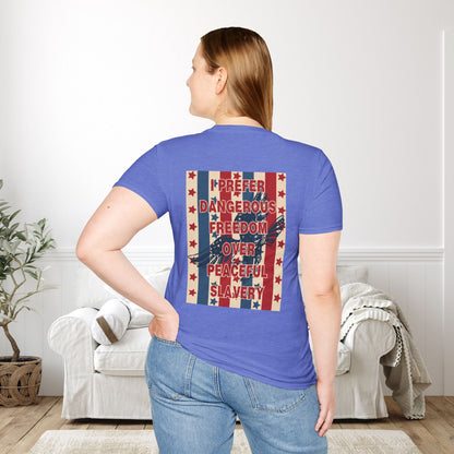 Freedom Over Slavery Adult T-shirt