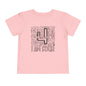 I Am Four Typography Toddler Tee