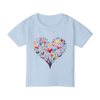 Hearts That Speak Heavy Cotton™ Toddler T-shirt