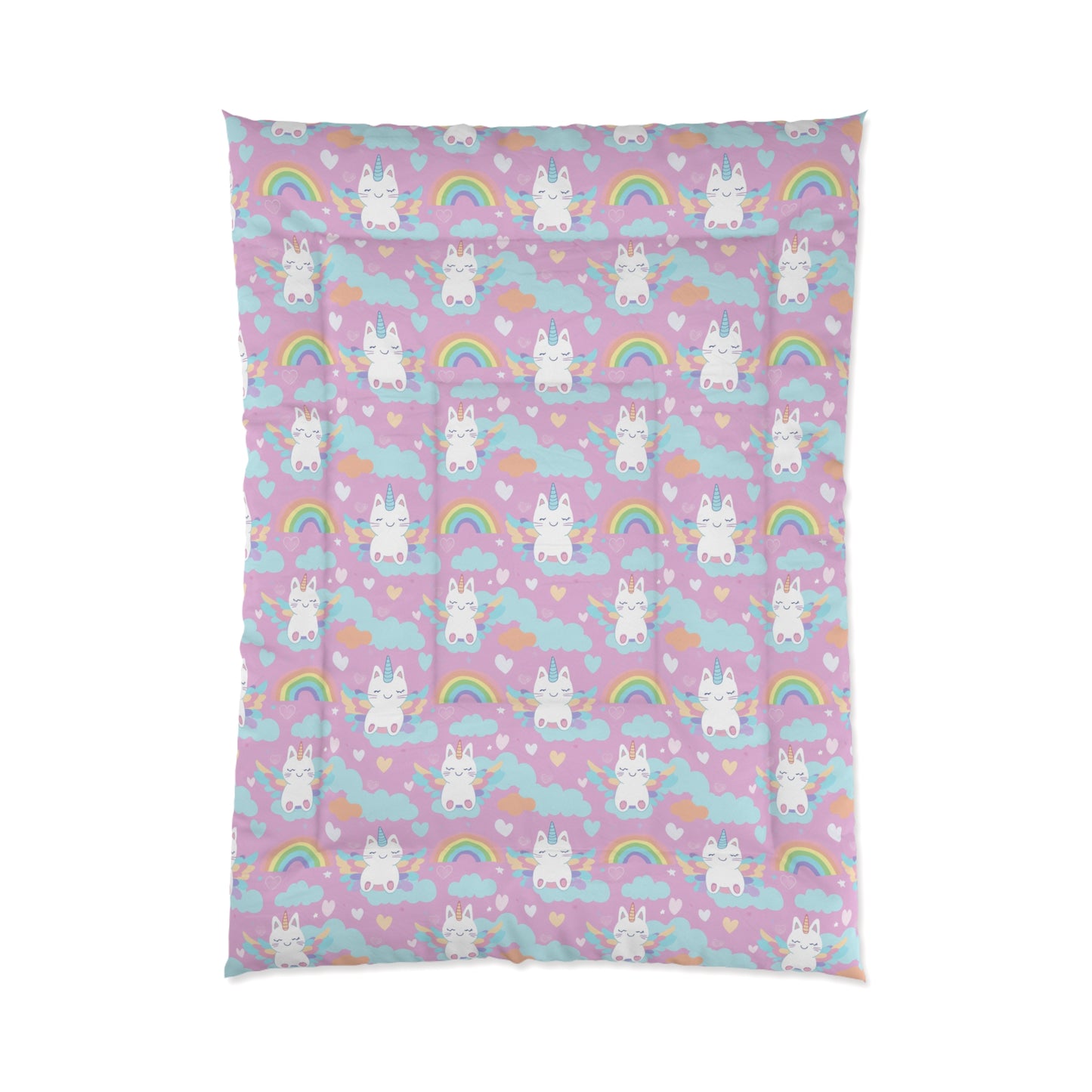 Rainbow Sky Riders Comforter