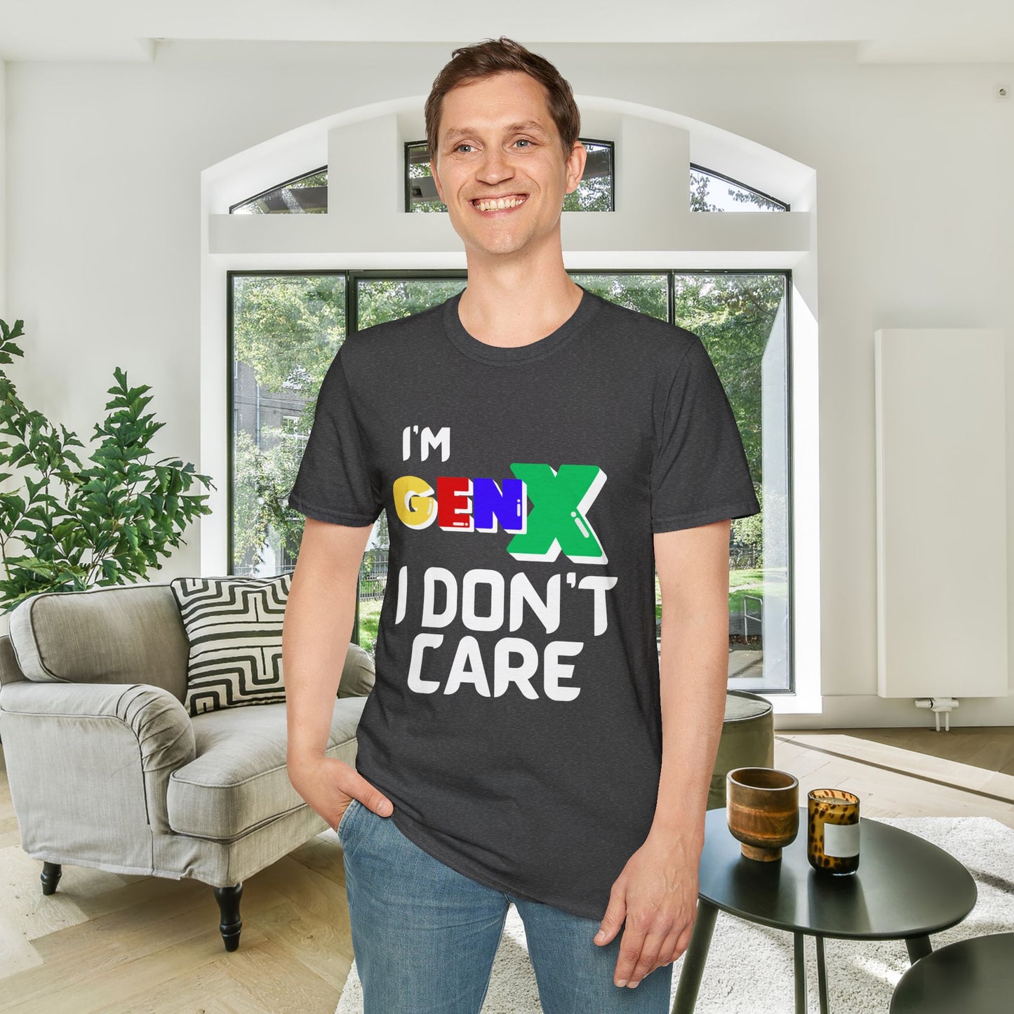 I'm GenX I Don't Care Adult T-shirt