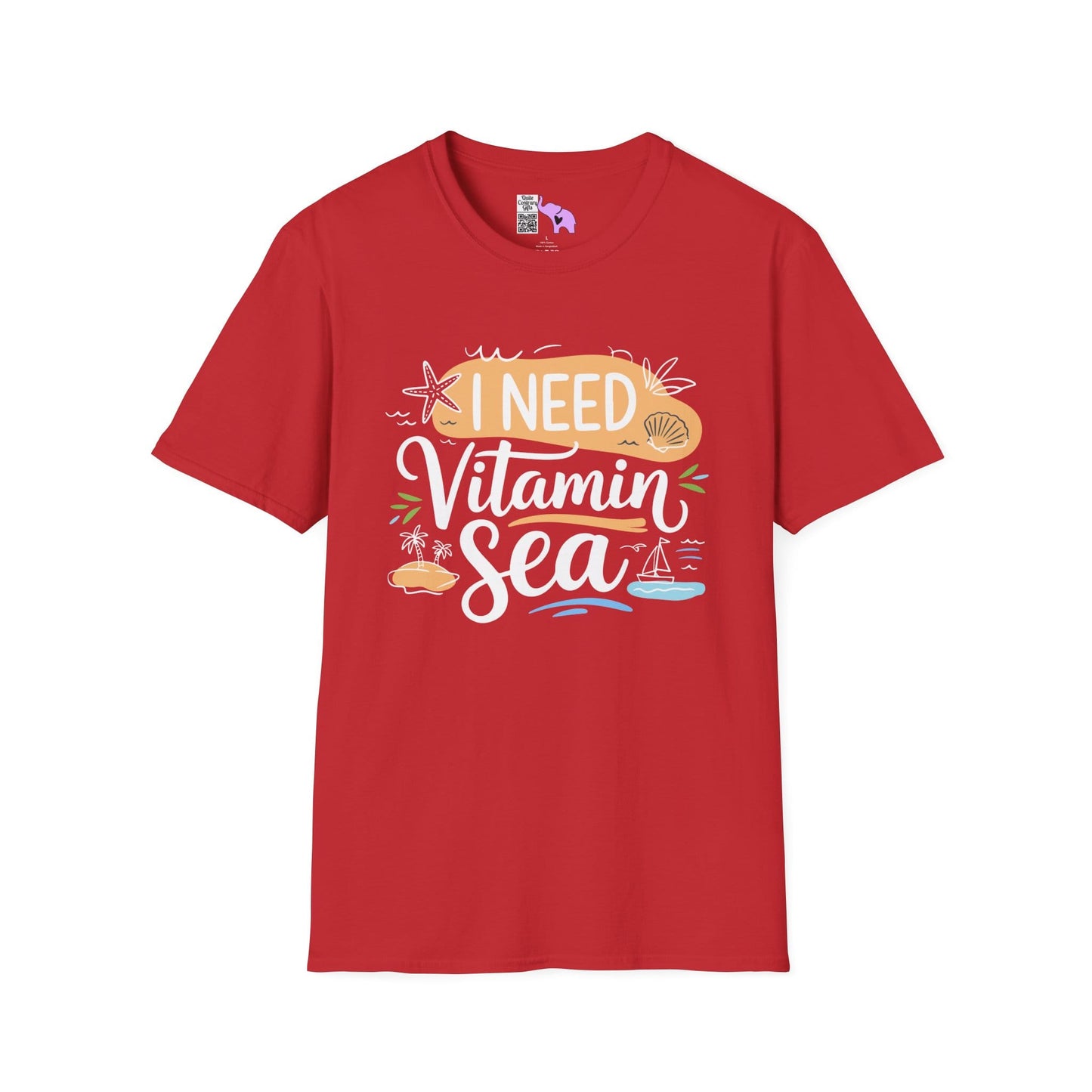 I Need Vitamin Sea Adult T-shirt