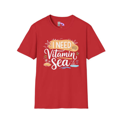 I Need Vitamin Sea Adult T-shirt
