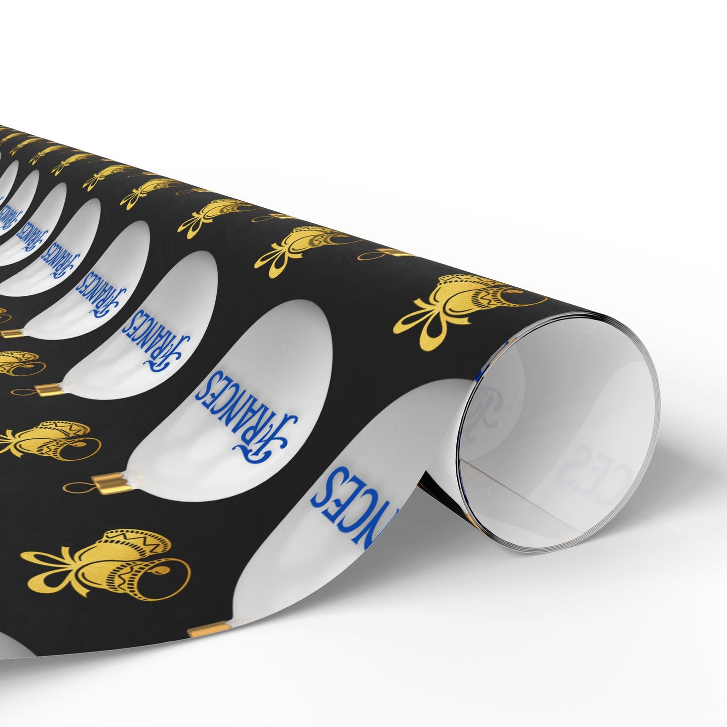 Winter Glam Custom Wrapping Paper (Frances)