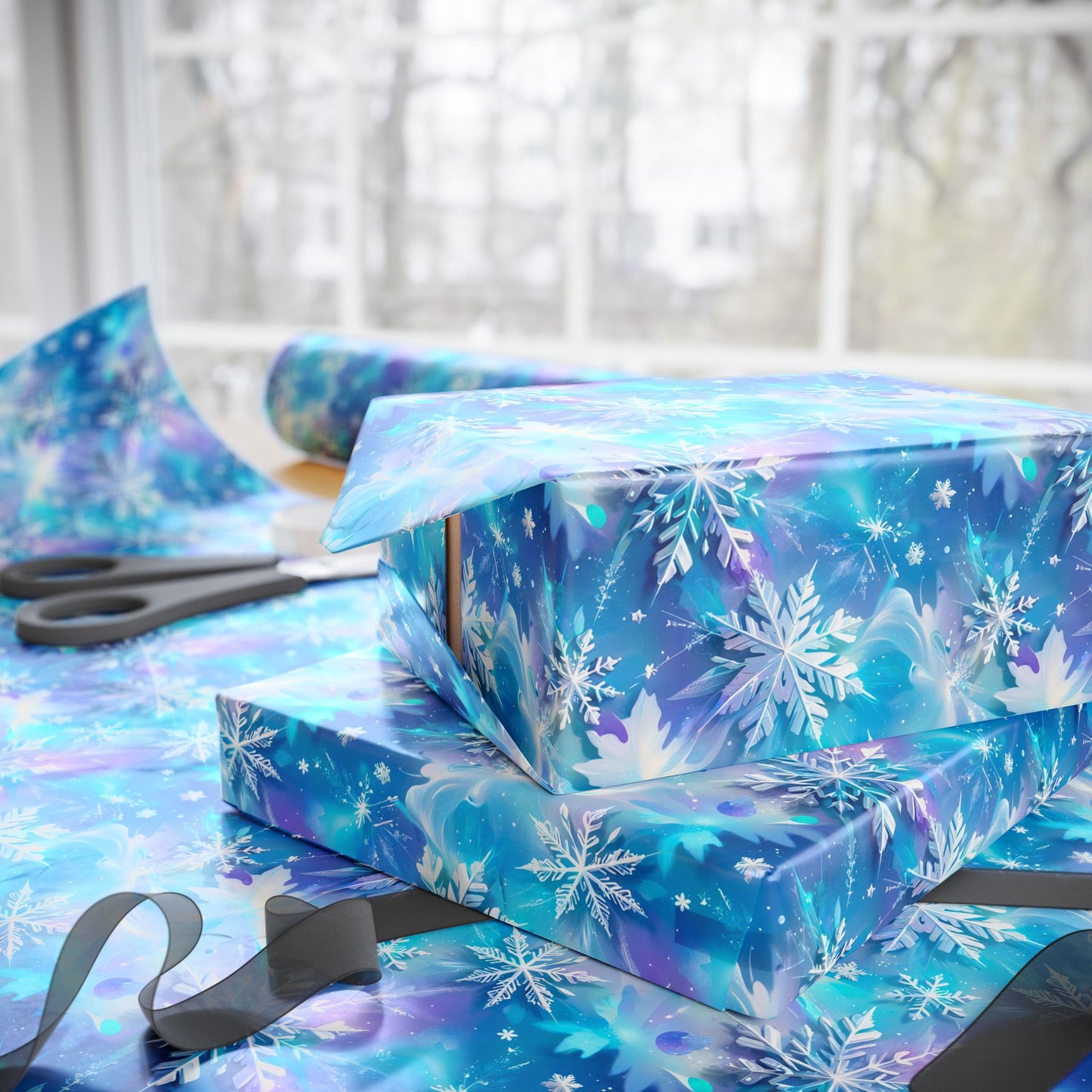 Holiday Flurries Wrapping Paper