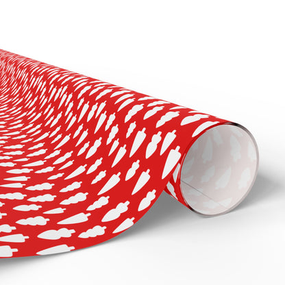 Festive Silhouettes Wrapping Paper