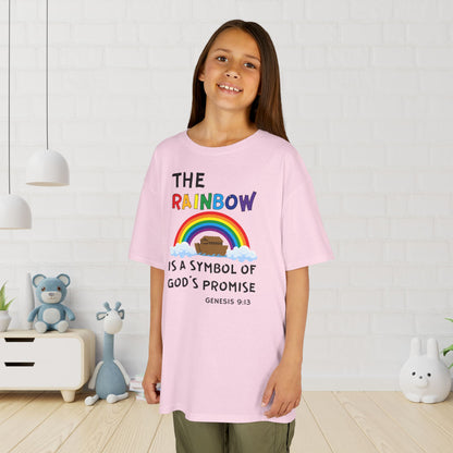 The Rainbow is A Symbol of God's Promise Kids Heavy Cotton™ Tee