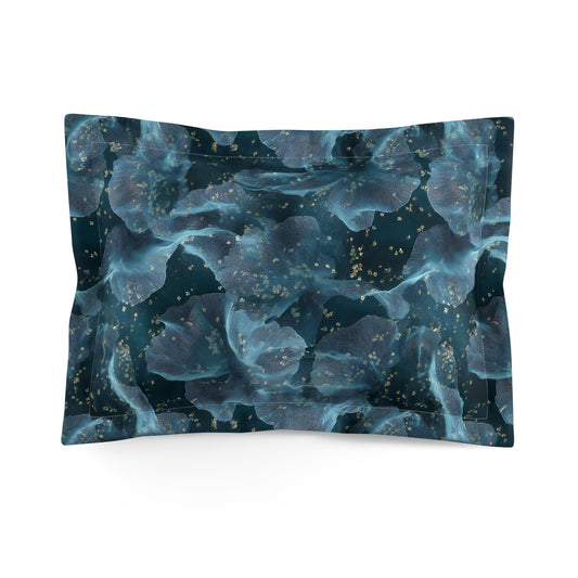 Midnight Sheer & Lace Microfiber Pillow Sham