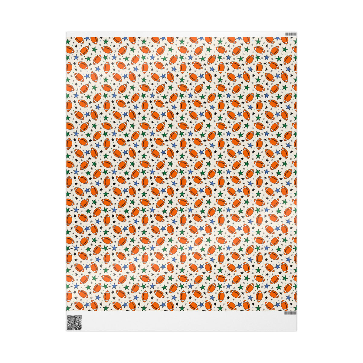 Touchdown Stars Wrapping Paper