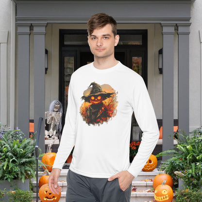 Halloween Scarecrow 4 Adult Long Sleeve Tee