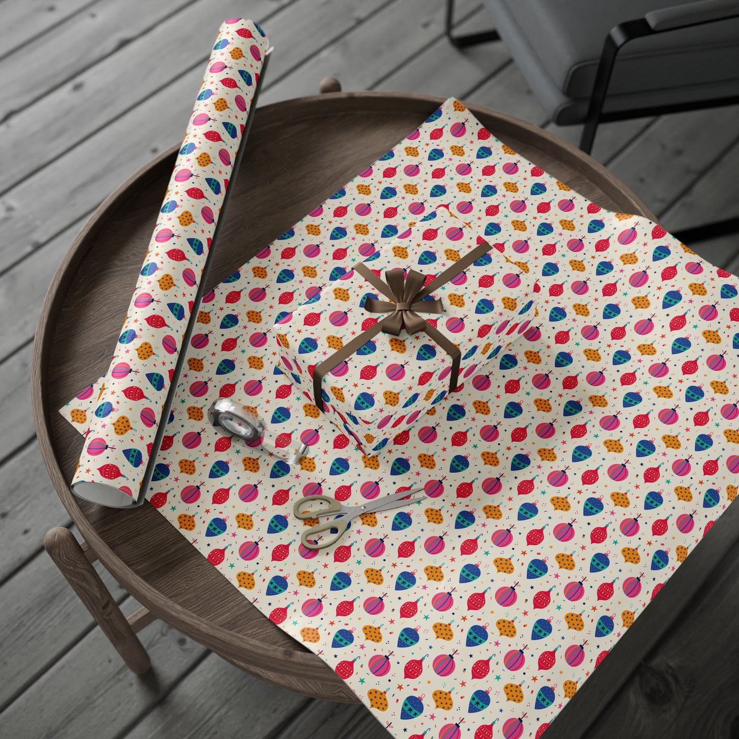 Ornament Parade Wrapping Paper