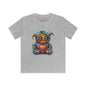 Patchwork Pumpkin Heart Youth Softstyle Tee