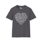 A Cat's Heart Adult T-shirt