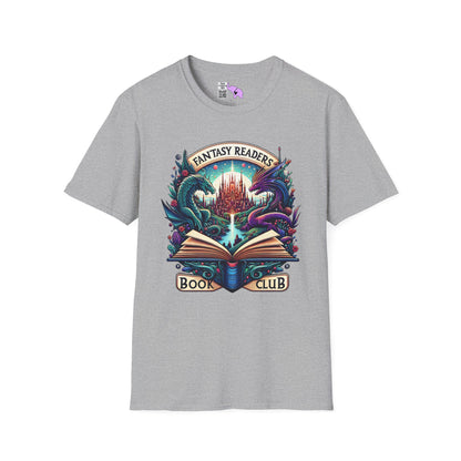 Fantasy Readers Book Club (Dragons) Adult T-shirt