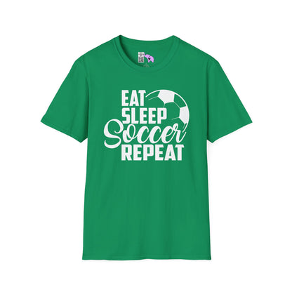 Eat Sleep Soccer Repeat Adult T-shirt